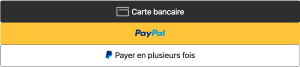 3 bandeaux paiement PayPal